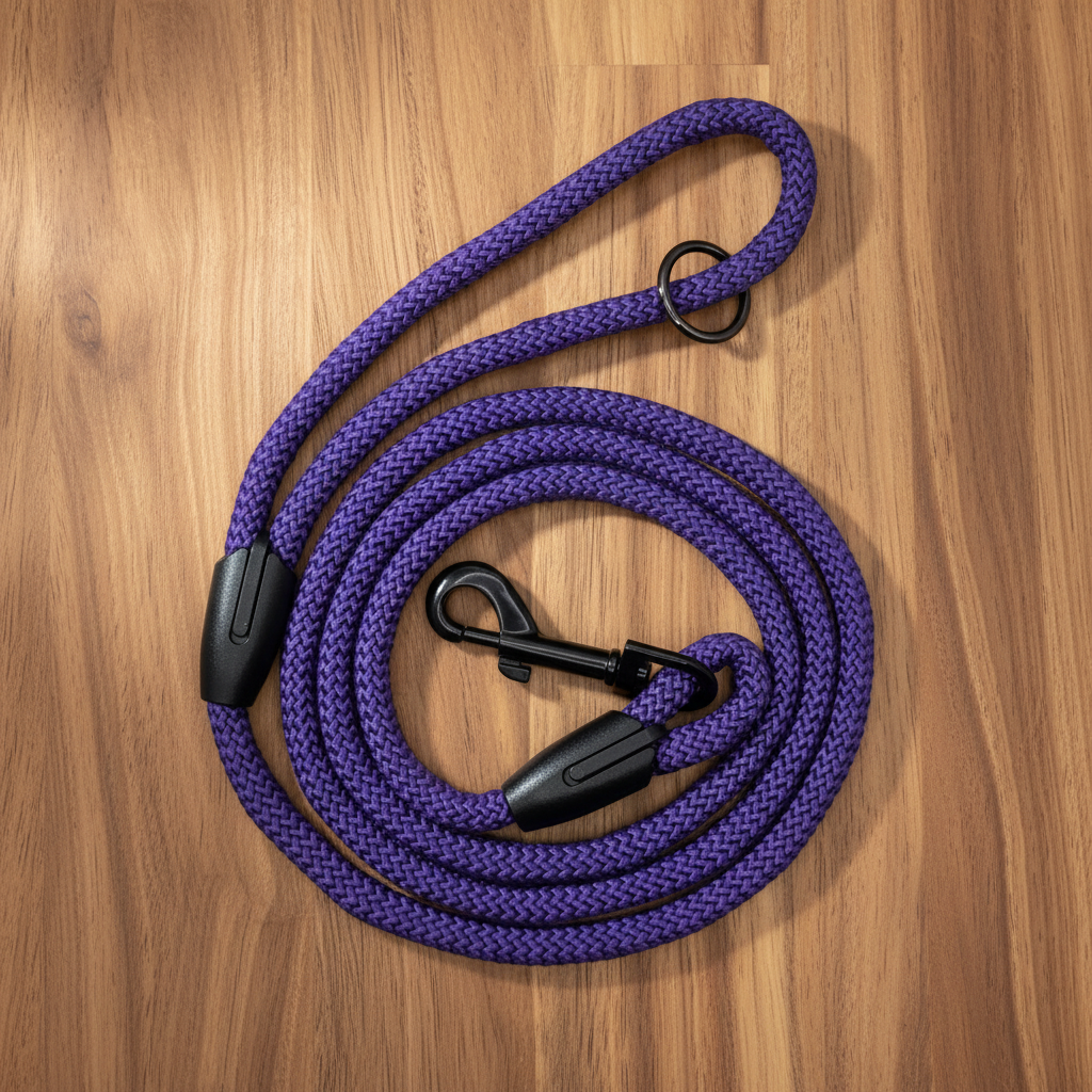 Purple Rope Leash