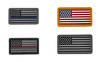 American Flag PVC Patch (2" x 1")