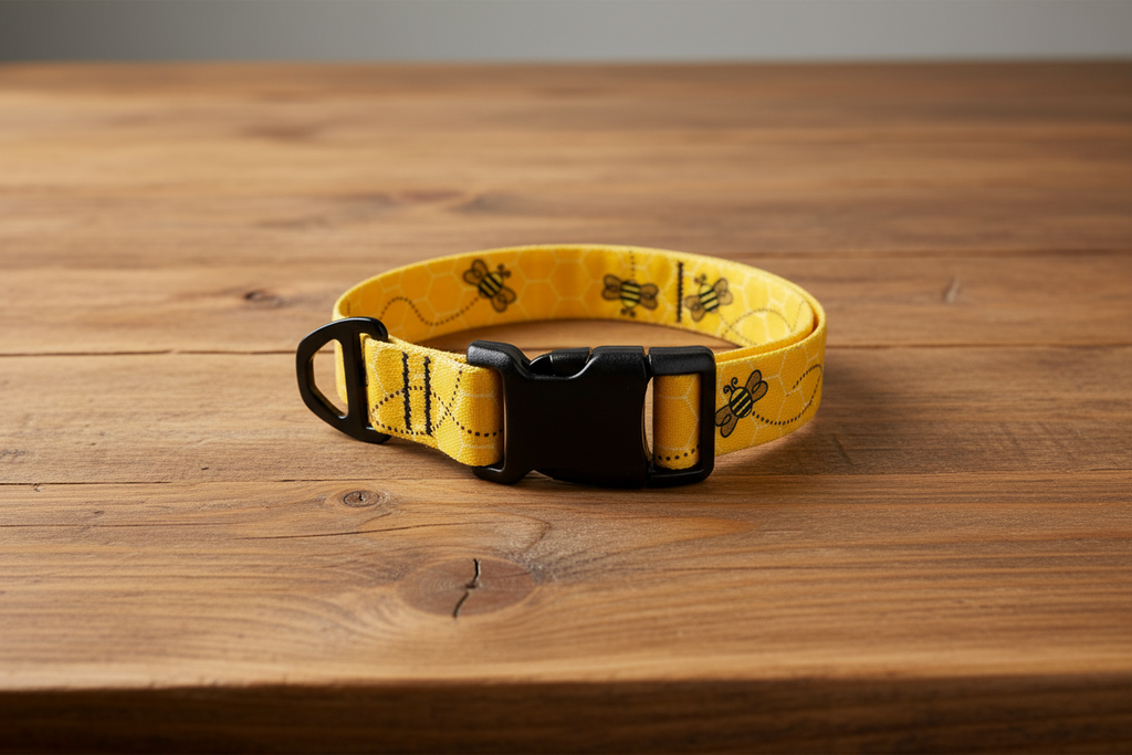 Urban Trail 1" Designer Busy Bee Dog Collar