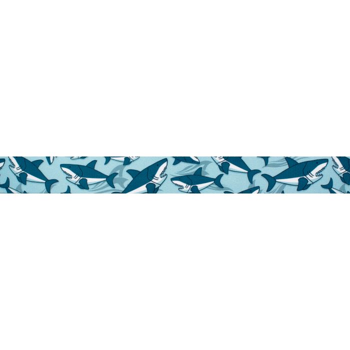 Urban Trail 1" Designer Sharks Dog Collar
